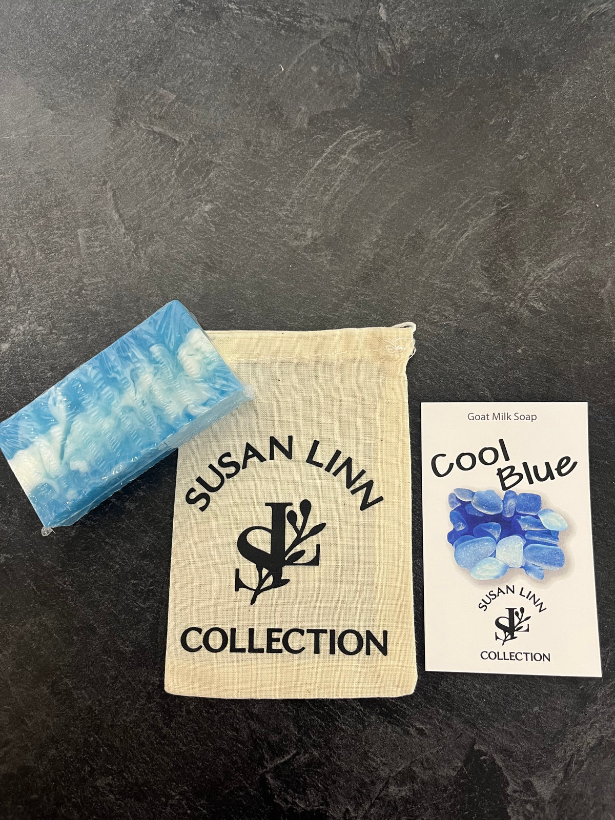 Cool Blue Goat Milk Soap 4 oz.