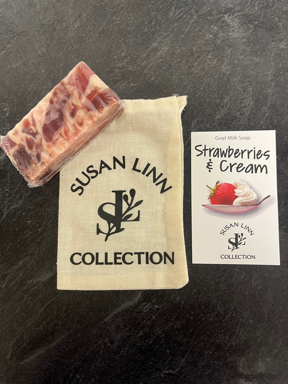 Strawberries & Cream Goat Milk Soap 4 oz.