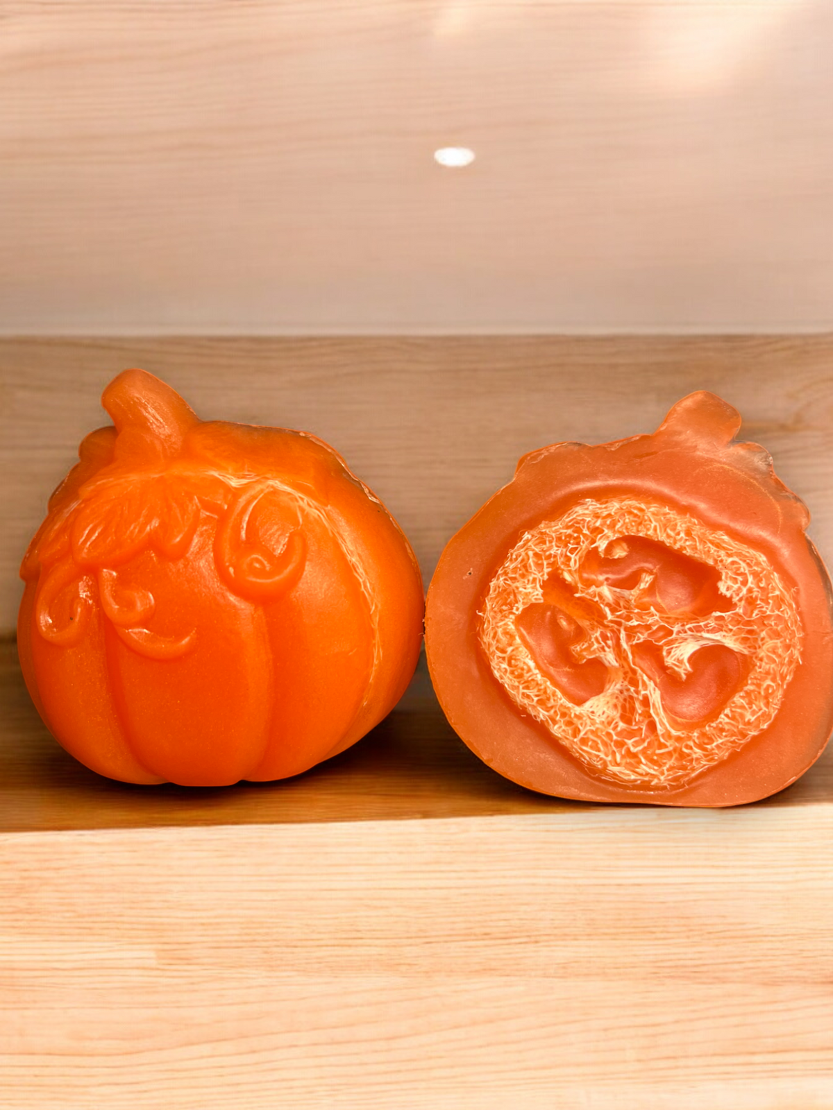 Pumpkin Loofah Soap