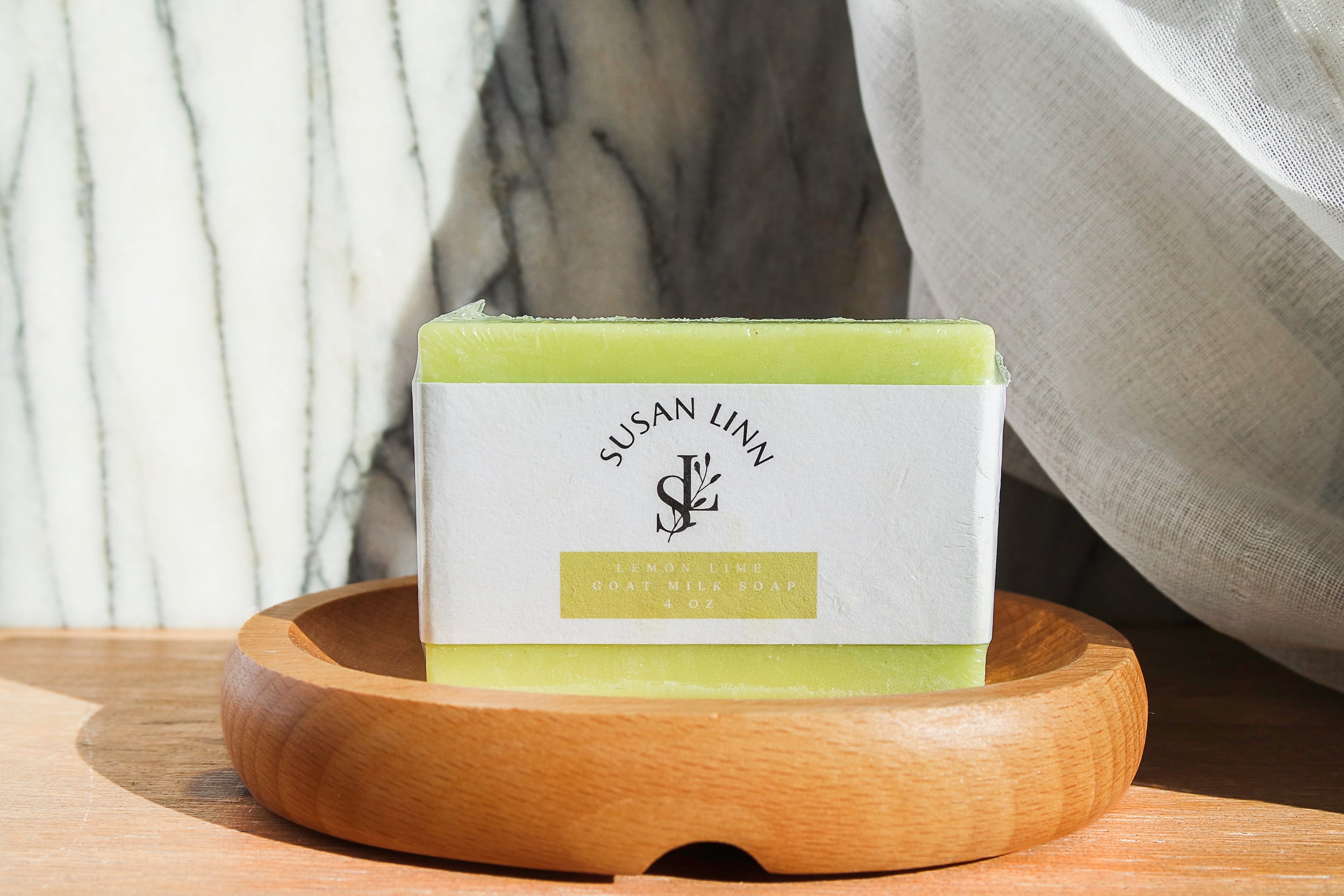 Lemon Lime Goats Milk Soap 4 oz – Susan Linn Collection