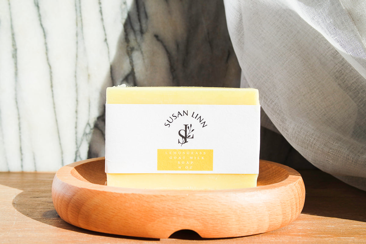 Lemongrass Goats Milk Soap 4 oz