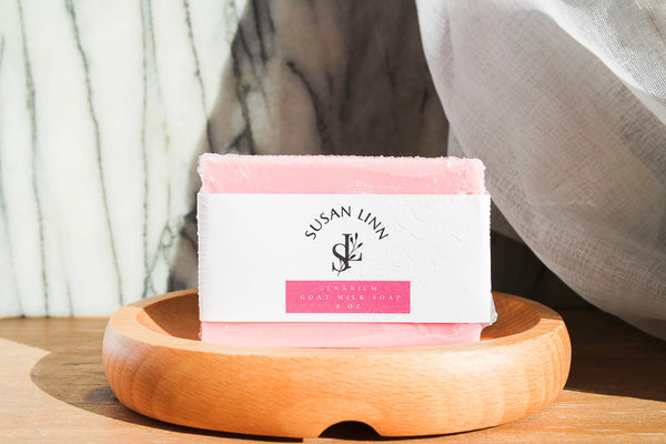 Geranium Goat Milk Soap 4oz.